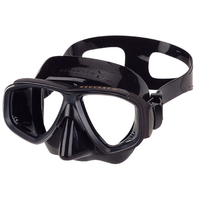 Echipament Scufundari - Masti Si Snorkel - MUNDIAL - BLACK SILICONE