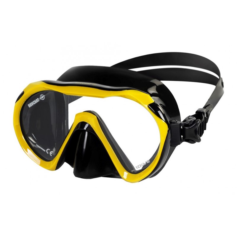 Echipament Scufundari - Set ABC - 1DIVE MASK - BLACK SILICONE