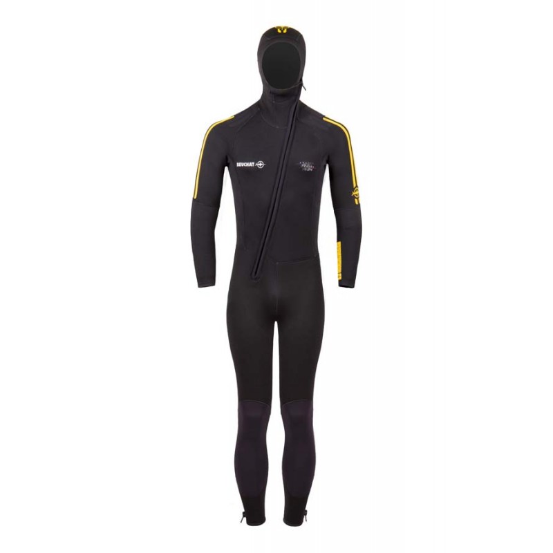 Echipament Scufundari - Costume Neopren - 1DIVE MAN - OVERALL WITH HOOD-ATTACHED 7 MM